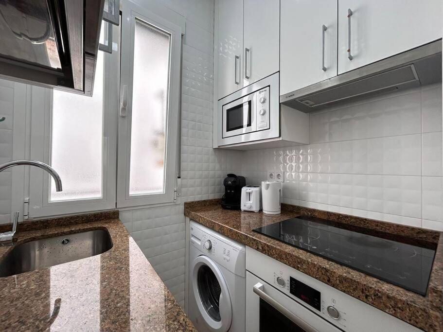 Flat In The Barrio De Las Delicias, Madrid Esterno foto